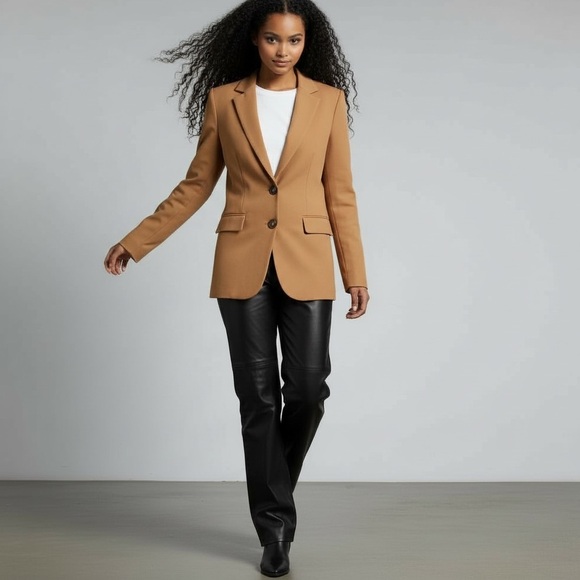 Kenneth Cole New York Pants - Kenneth Cole New York Black Leather Pants ~size 4